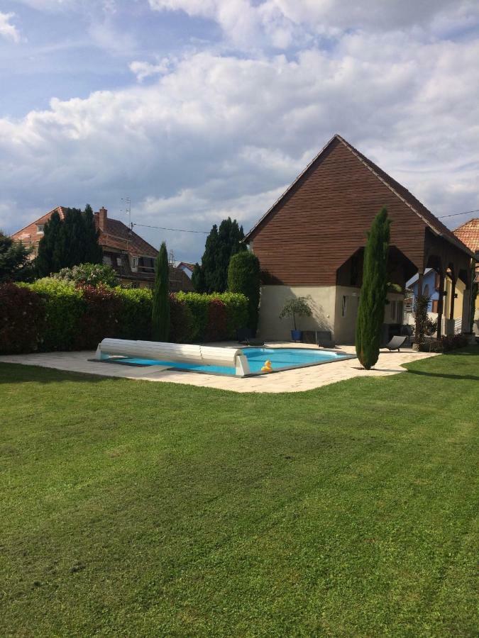 Alsace Maison 5P Piscine Europapark Rulantica Villa Marckolsheim Exterior photo